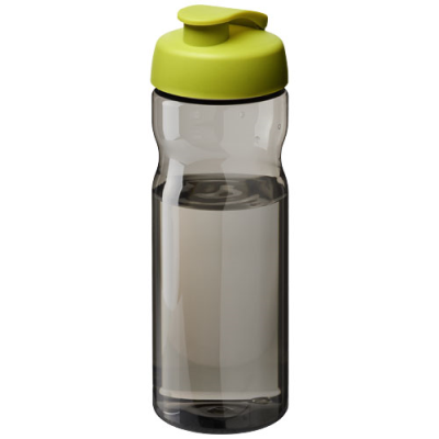 H2O ACTIVE® ECO BASE 650 ML FLIP LID SPORTS BOTTLE in Charcoal & Lime Green