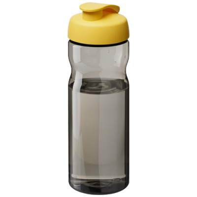 H2O ACTIVE® ECO BASE 650 ML FLIP LID SPORTS BOTTLE in Charcoal & Yellow