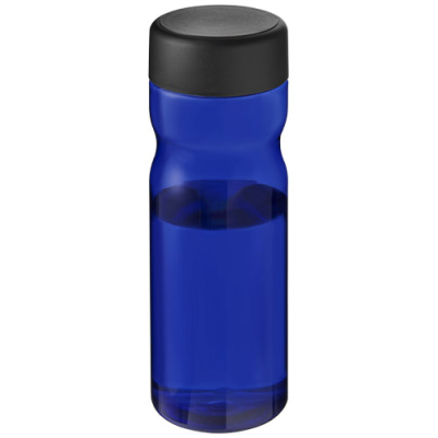 H2O ACTIVE® ECO BASE 650 ML SCREW CAP WATER BOTTLE in Blue & Solid Black