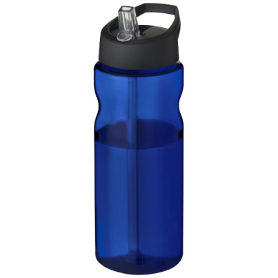H2O ACTIVE® ECO BASE 650 ML SPOUT LID SPORTS BOTTLE in Blue & Solid Black