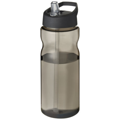 H2O ACTIVE® ECO BASE 650 ML SPOUT LID SPORTS BOTTLE in Charcoal & Solid Black