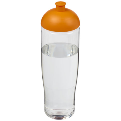 H2O ACTIVE® TEMPO 700 ML DOME LID SPORTS BOTTLE in Clear Transparent & Orange