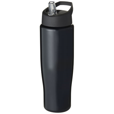 H2O ACTIVE® TEMPO 700 ML SPOUT LID SPORTS BOTTLE in Solid Black