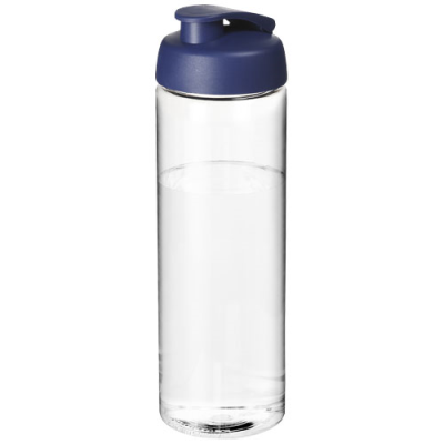 H2O ACTIVE® VIBE 850 ML FLIP LID SPORTS BOTTLE in Clear Transparent & Blue