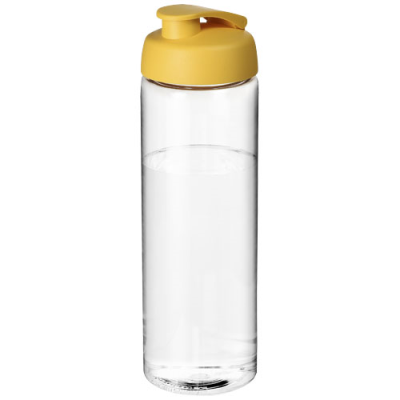H2O ACTIVE® VIBE 850 ML FLIP LID SPORTS BOTTLE in Clear Transparent & Yellow