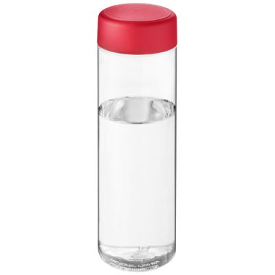 H2O ACTIVE® VIBE 850 ML SCREW CAP WATER BOTTLE in Clear Transparent & Red