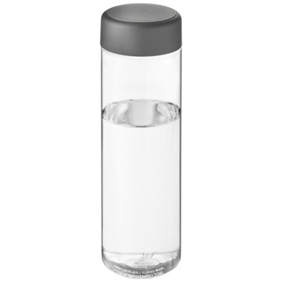 H2O ACTIVE® VIBE 850 ML SCREW CAP WATER BOTTLE in Clear Transparent & Storm Grey