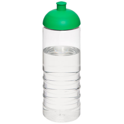 H2O TREBLE 750 ML DOME LID SPORTS BOTTLE in Transparent-green