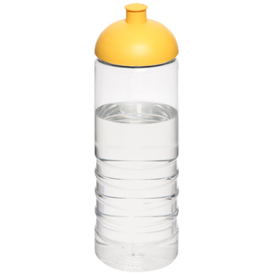 H2O TREBLE 750 ML DOME LID SPORTS BOTTLE in Transparent-yellow