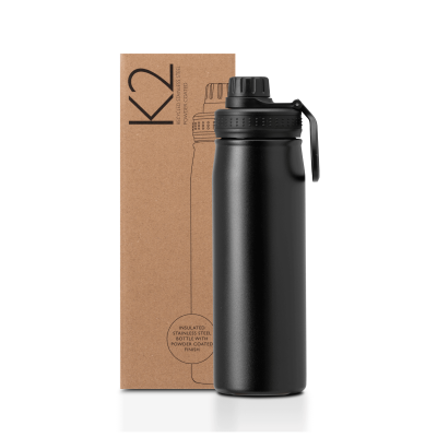 K2 RECYCLED STAINLESS STEEL METAL WATER BOTTLE