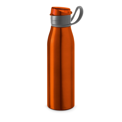 KORVER ALUMINIUM METAL 650 ML SPORTS BOTTLE in Orange