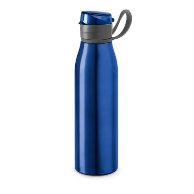 KORVER ALUMINIUM METAL 650 ML SPORTS BOTTLE in Royal Blue