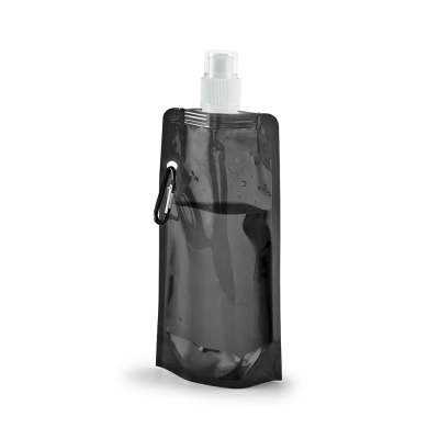 KWILL 460 ML PE FOLDING BOTTLE in Black