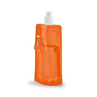 KWILL 460 ML PE FOLDING BOTTLE in Orange