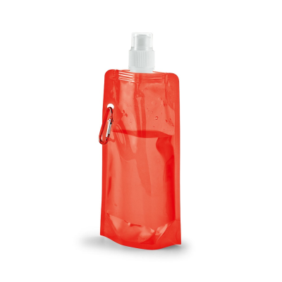 KWILL 460 ML PE FOLDING BOTTLE in Red
