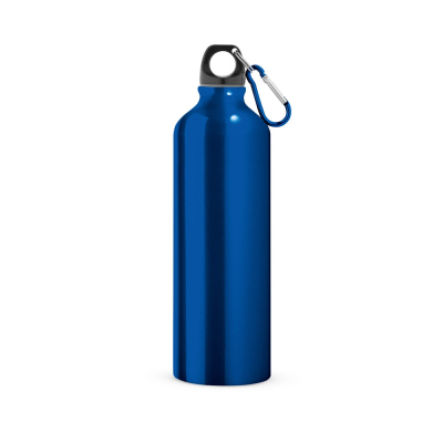 LANDSCAPE L ALUMINIUM METAL SPORTS BOTTLE with Carabiner 800 Ml in Royal Blue