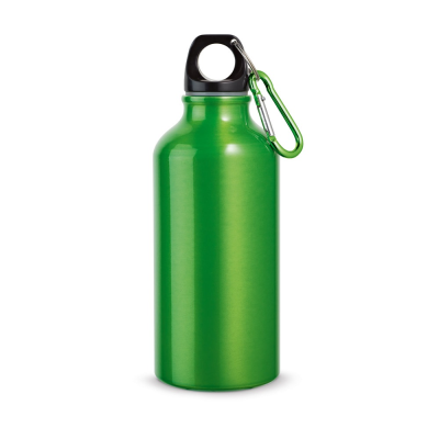 LANDSCAPE S ALUMINIUM METAL SPORTS BOTTLE with Carabiner 400 Ml in Pale Green
