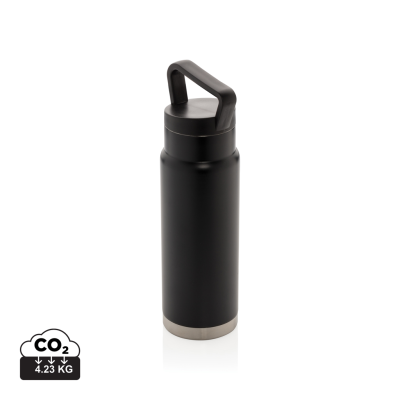LEAKPROOF VACUUM ON-THE-GO BOTTLE with Handle in Black