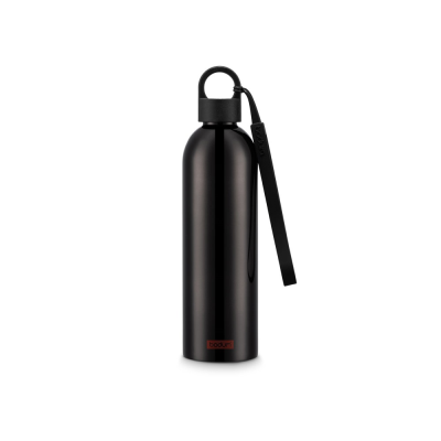 MELIOR STEEL DOUBLE-WALLED WATER BOTTLE 500 ML in Black