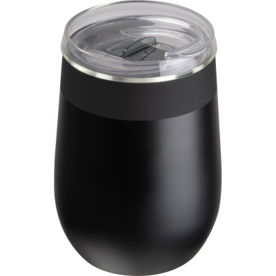 MOLU RECYCLED STAINLESS STEEL METAL DRINK CUP in Black 