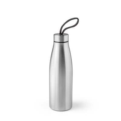 MORGAN BOTTLE in 90% Recycled Stainless Steel Metal 710 Ml in Satin Silver