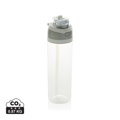 OMNI SIP RCS RPET WATER BOTTLE 800ML in White - PROMOTIONAL CORPORATE GIFT