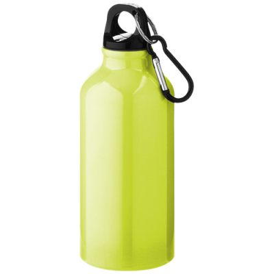OREGON 400 ML ALUMINIUM METAL WATER BOTTLE with Carabiner