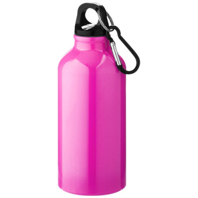 OREGON 400 ML ALUMINIUM METAL WATER BOTTLE with Carabiner