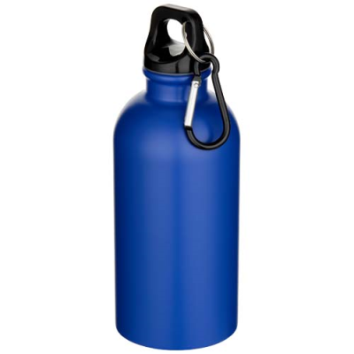 OREGON 400 ML MATTE RCS RECYCLED SINGLE WALL STAINLESS STEEL METAL WATER BOTTLE with Carabiner