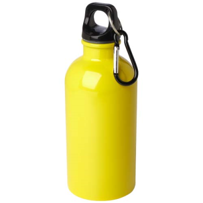 OREGON 400 ML RCS CERTIFIED SINGLE WALL STAINLESS STEEL METAL WATER BOTTLE with Carabiner