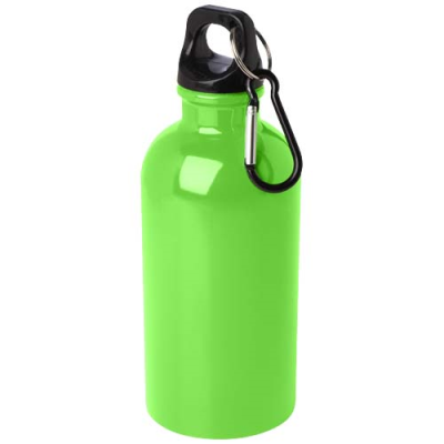 OREGON 400 ML RCS CERTIFIED SINGLE WALL STAINLESS STEEL METAL WATER BOTTLE with Carabiner