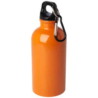 OREGON 400 ML RCS CERTIFIED SINGLE WALL STAINLESS STEEL METAL WATER BOTTLE with Carabiner