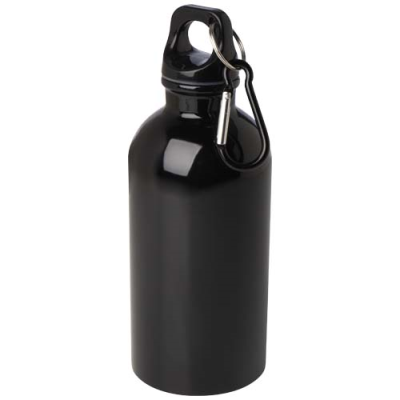 OREGON 400 ML RCS CERTIFIED SINGLE WALL STAINLESS STEEL METAL WATER BOTTLE with Carabiner