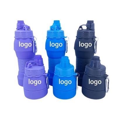 PORTABLE SILICONE COLLAPSIBLE WATER CUP - PROMOTIONAL CORPORATE GIFT