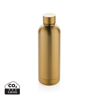 RCS RECYCLED STAINLESS STEEL METAL IMPACT VACUUM BOTTLE in Gold