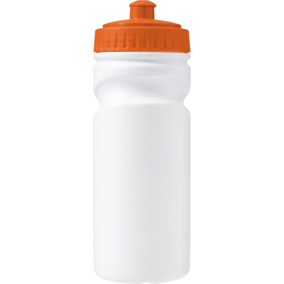 RECYCLABLE SINGLE WALLED BOTTLE (500ML) in Orange