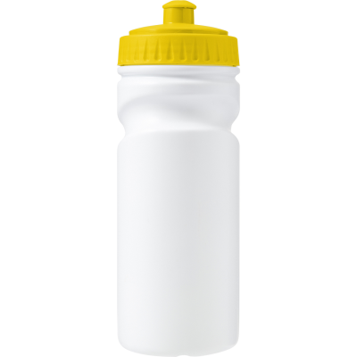 RECYCLABLE SINGLE WALLED BOTTLE (500ML) in Yellow