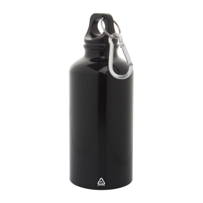 RECYCLED ALUMINIUM METAL BOTTLE in Black
