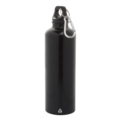 RECYCLED ALUMINIUM METAL BOTTLE in Black