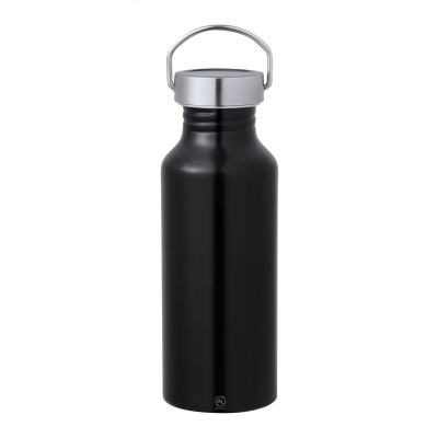 RECYCLED ALUMINIUM METAL BOTTLE in Black