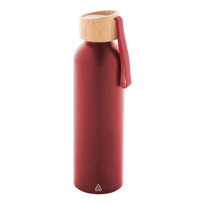 RECYCLED ALUMINIUM METAL BOTTLE in Red