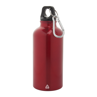 RECYCLED ALUMINIUM METAL BOTTLE in Red