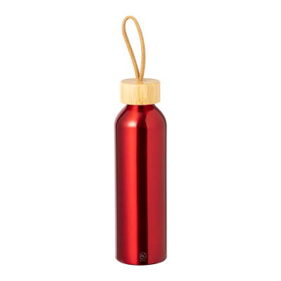 RECYCLED ALUMINIUM METAL BOTTLE in Red
