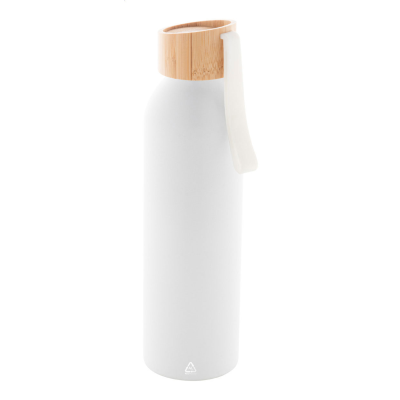 RECYCLED ALUMINIUM METAL BOTTLE in White