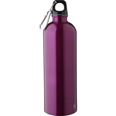 RECYCLED SINGLE WALLED BOTTLE (750 ML) in Purple