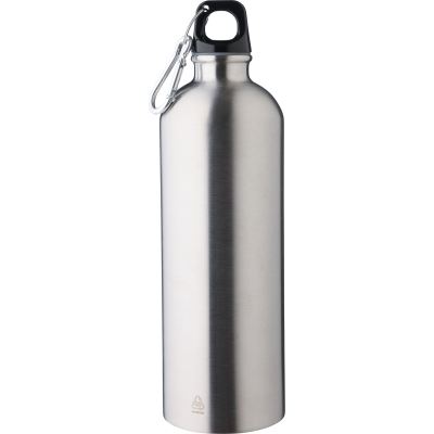 RECYCLED SINGLE WALLED BOTTLE (750 ML) in Silver
