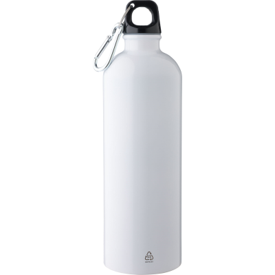 RECYCLED SINGLE WALLED BOTTLE (750 ML) in White
