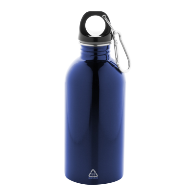RECYCLED STAINLESS STEEL METAL BOTTLE in Blue