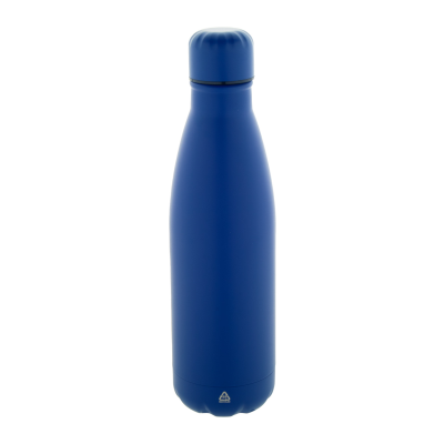 RECYCLED STAINLESS STEEL METAL BOTTLE in Blue