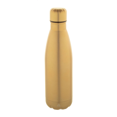 RECYCLED STAINLESS STEEL METAL BOTTLE in Gold